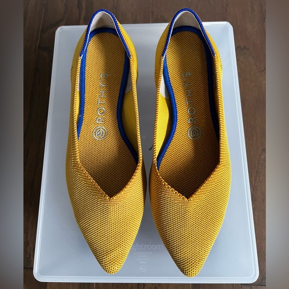 Rothy's The Point Flats Retired Marigold/Sunshine Yellow - Picture 5 of 13